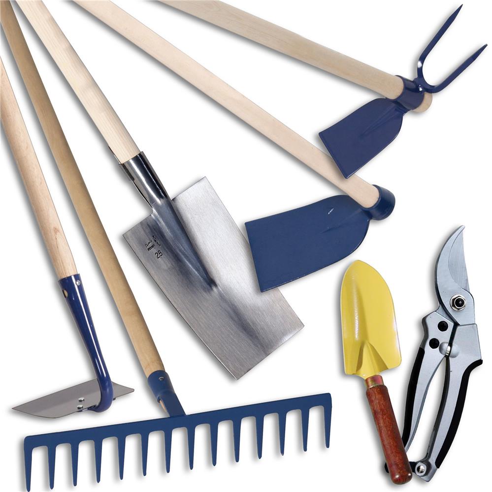Kit de 7 outils classiques pour le potager - Forges et Jardins